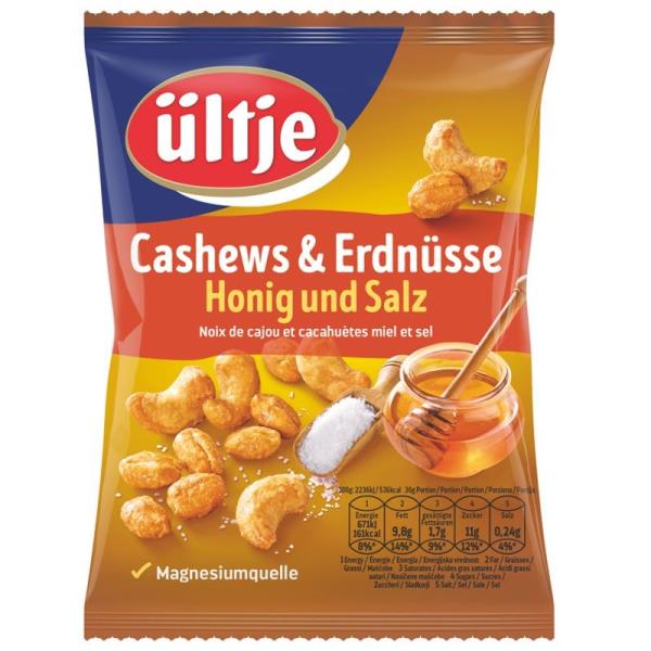Ültje Cashews&Erdnüsse Honig 200g
