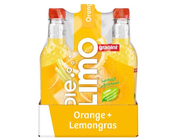 Granini Die Limo Orange + Lemongras 6x1,0 l (Einweg)
