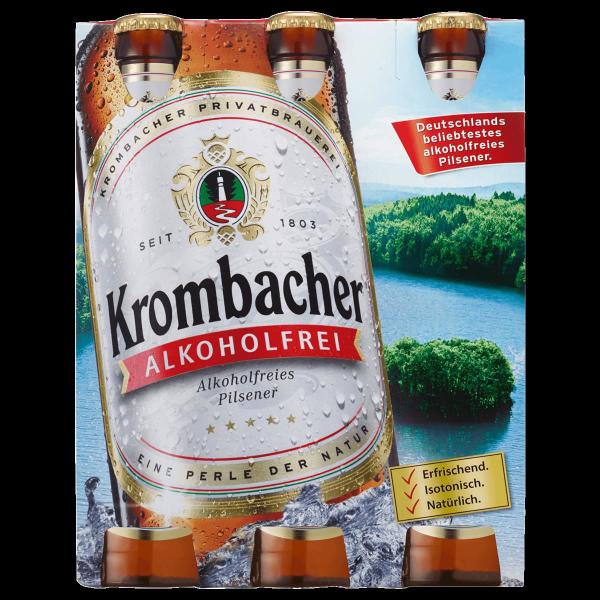 Krombacher Alkoholfrei 6x0,33 l (Mehrweg)
