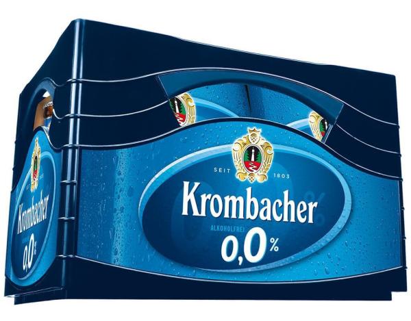 Krombacher 0,0% AF 4x6x0,33 l (Mehrweg)
