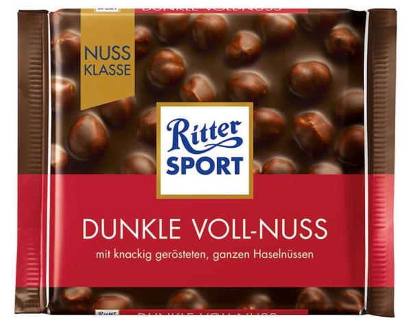 Ritter Sport Dunkle Voll-Nuss 100g