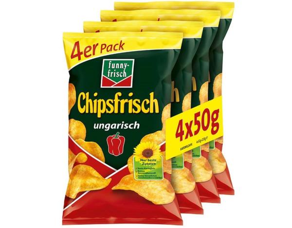 Funnyfrisch Chips Ungarisch 4x50g