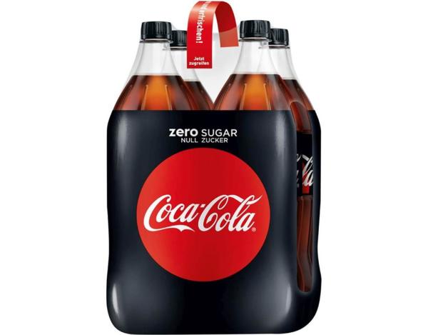 Coca Cola Zero 4x1,5 l (Einweg)
