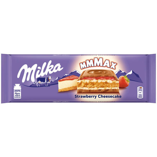 Milka Max Strawberry Cheesecake 270g