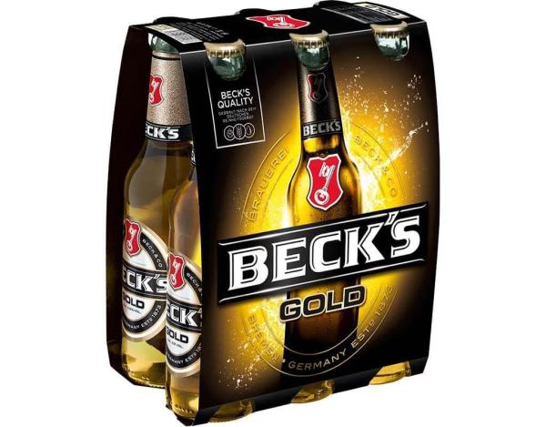 Becks Gold 6x0,33 l (Mehrweg)