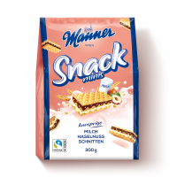 Manner Snack Mini Haselnuss 300g