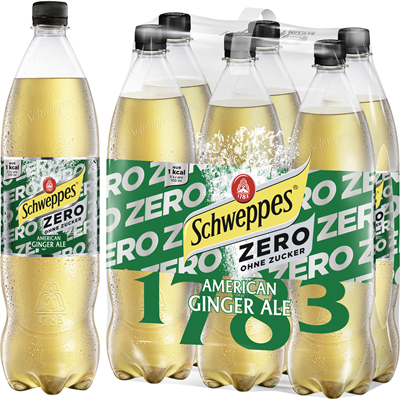 Schweppes Ginger Ale Zero 6x1,25 l (Einweg)