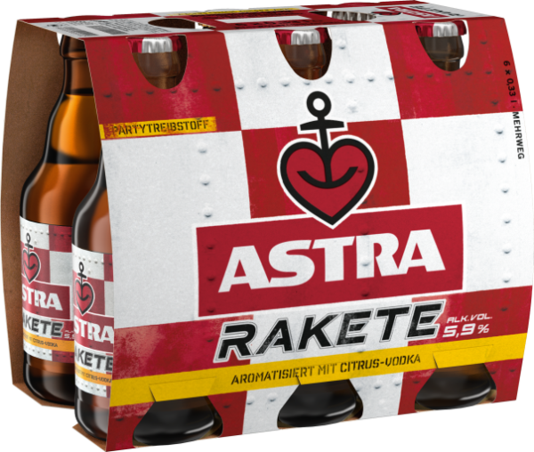 Astra Rakete 6x0,33 l (Mehrweg)