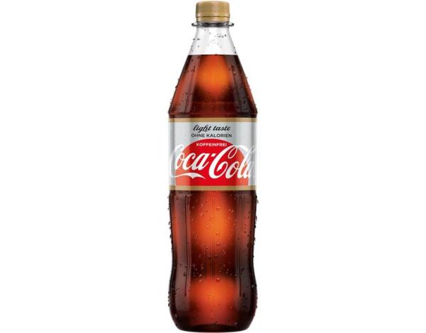 Coca Cola Koffeinfrei Zuckerfrei 1 l (Mehrweg)