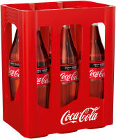 Coca Cola Zero 6x1 l Glas (Mehrweg)