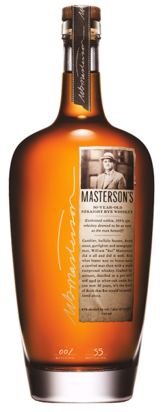 Mastersons 10 Year Rye Whiskey 45% 0,7 l