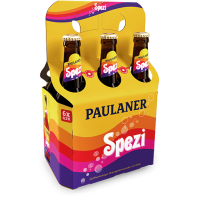 Paulaner Spezi Limonade Zero 6x0,33 l (Mehrweg)