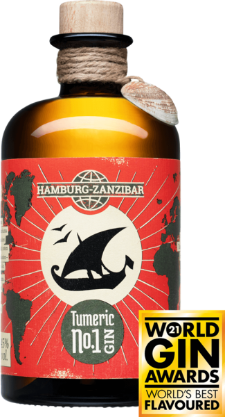 Tumeric No.1 Gin Hamburg Zanzibar 45% 0,5 l
