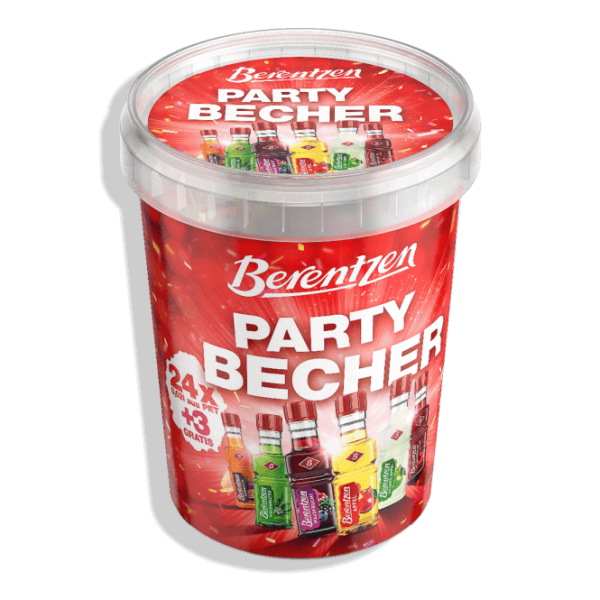 Berentzen Partybecher 24 + 3 Fl. 16.33% 0.54l