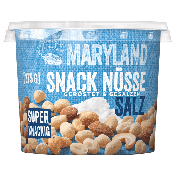 Maryland Snack Nüsse geröstet & gesalzen 275g
